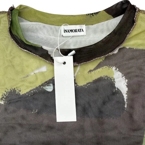 NWT iNAMORATA Vita Mesh Mini Dress Size XS - Picture 8 of 10